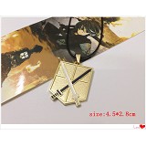 Attack on Titan anime necklace(gold)