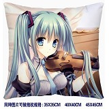 Miku anime double sides pillow-3798