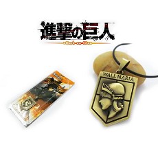 Attack on Titan anime necklace