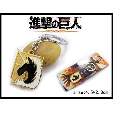 Attack on Titan anime key chain(gold)