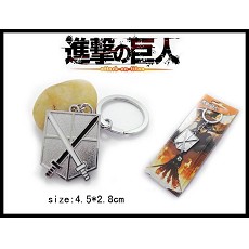 Attack on Titan anime key chain