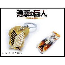 Attack on Titan anime key chain(gold)