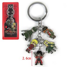 Hellsing anime metal key chain