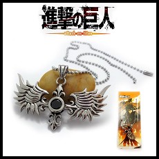 Attack on Titan anime necklace(black)