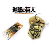 Attack on Titan anime necklace