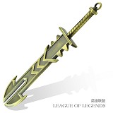 League of Legends Jarvan IV anime metal weapon col...
