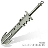 League of Legends Jarvan IV anime metal weapon col...