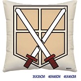 Attack on Titan anime double sides pillow 3913