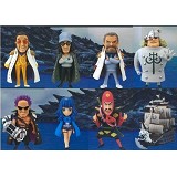 One Piece anime figures(8pcs a set)