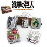 Attack on Titan anime pins+neckalce