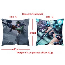 League of Legends anime double sides pillow(45X45)BZ579