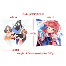 KanataKyokai no Kanata anime double sides pillow (45X45)BZ857