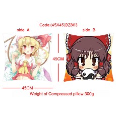 Touhou project anime double sides pillow (45X45)BZ863