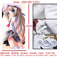 Little Busters anime bath towel (50X100)YJ231