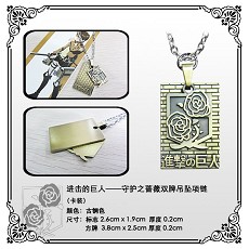 Attack on Titan anime necklace