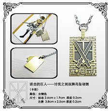 Attack on Titan anime necklace