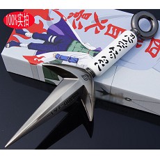 Naruto cosplay metal weapon kunai(white)