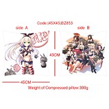 Fleet collection anime double sides pillow (45X45)...