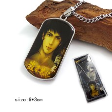 Tomb Notes anime necklace