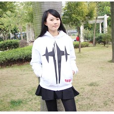 Kill LA Kill anime winter thick hoodie(white)