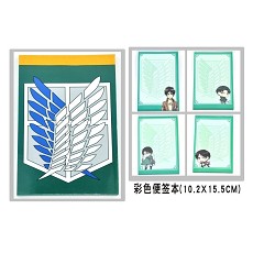 Attack on Titan anime notebooks(4pcs)