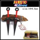 Naruto cos weapns+necklace