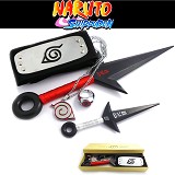 Naruto cos weapns+necklace+ring+headband