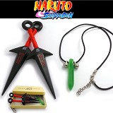 Naruto cos weapns+necklace