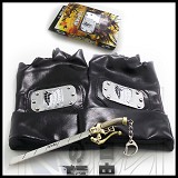 Attack on Titan anime gloves+key chain