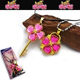 Shugo Chara lovers anime necklace(pink)