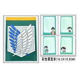 Attack on Titan anime notebooks(4pcs)