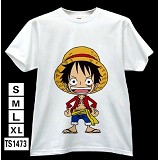 One Piece luffy anime T-shirt TS1473