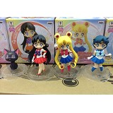 Genuine Sailor Moon anime figures(4pcs a sets)