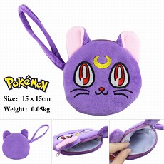 Sailor Moon anime plush wallet/coin purse