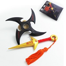 Naruto anime cos 2pcs weapons a set