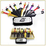 Naruto anime cos headband+11pcs weapons a set