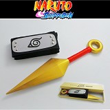 Naruto anime cos headband+ weapon（26.5cm） a set