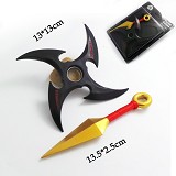 Naruto anime cos 2pcs weapons a set