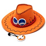 One Piece ACE anime cos hat(orange)