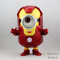 Despicable Me cos iron man figure