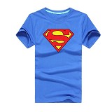 Super man anime cotton t-shirt
