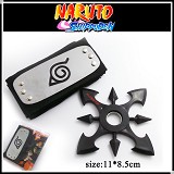 Naruto cos headband+weapon