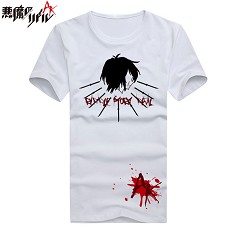 Akuma no Riddle anime cotton t-shirt for male