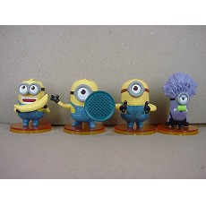 Despicable Me anime figures(4pcs a set)