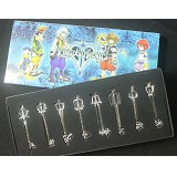 Kindom of Hearts anime key chains set(8pcs a set)