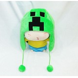 Minecraft anime plush hat