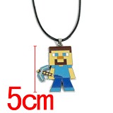 Minecraft anime necklace