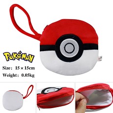 Pokemon anime plush change purse/wallet