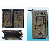 Attack on Titan anime pu long wallet