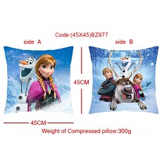 Frozen anime double sided pillow(45X45)BZ877